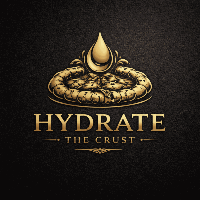 Hydrate The Crust gold logo